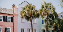 Rainbow Row near Charleston