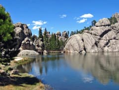Sylvan Lake near Black Hills