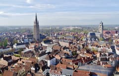 Bruges on the Amsterdam to Bruges by Rail route