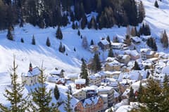Andermatt on the Zermatt, Andermatt & St. Moritz route