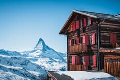 Zermatt on the Zermatt, Andermatt & St. Moritz route