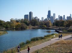 Lincoln Park on the Chicago New Year's Eve route