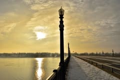 Belle Isle on the Detroit New Year's Eve route
