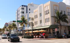 South Beach on the Miami New Year's Eve route
