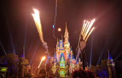 Walt Disney World on the Orlando New Year's Eve route
