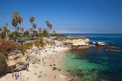 La Jolla on the San Diego New Year's Eve route