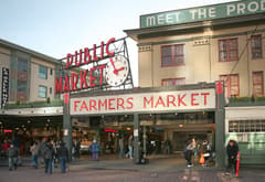 Pike Place Market & Waterfront on the Seattle New Year's Eve route