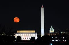 National Mall & Downtown on the Washington, DC New Year's Eve route