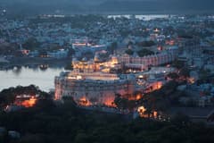 Udaipur on the Golden Triangle & Rajasthan route