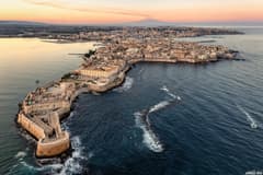 Syracuse on the Sicily: Palermo to Syracuse route