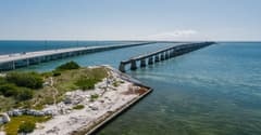 Seven Mile Bridge views near Key West