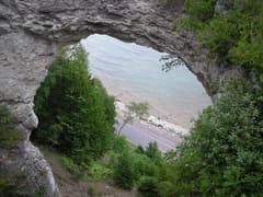 Arch Rock near Mackinac Island