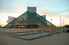 Rock & Roll Hall of Fame near Cleveland