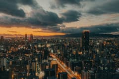 Osaka on the Japan Golden Route route
