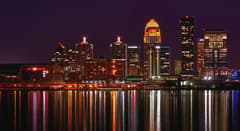 Louisville on the Kentucky Bourbon Country route