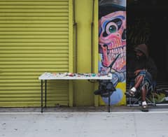 Arts District near Downtown LA