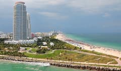 South Pointe Park near South Beach