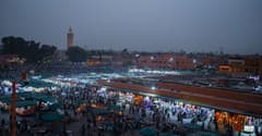 Jemaa el-Fnaa near Marrakech