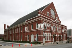 Ryman Auditorium near Lower Broadway