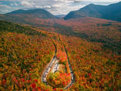 New Hampshire on the New England Fall Foliage route