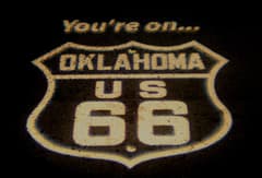 Route 66 on 23rd near Oklahoma City