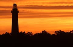 Currituck Beach Lighthouse near Corolla