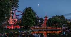 Tivoli Gardens near Copenhagen