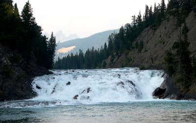 Bow Falls in Banff