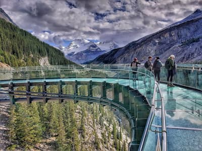 Columbia Icefield Skywalk in Jasper