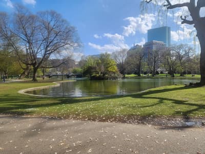 Boston Public Garden in Boston