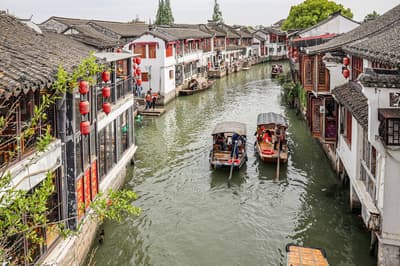 Zhujiajiao Water Town in Shanghai