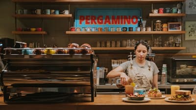 Pergamino Café in Medellín