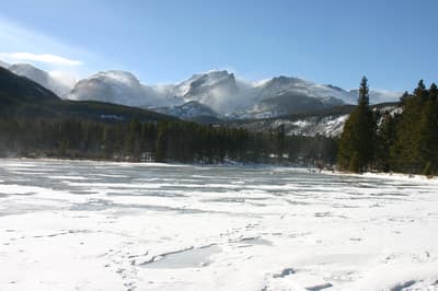 Sprague Lake in Rocky Mountain NP