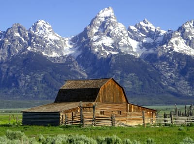 Mormon Row Historic District in Grand Teton National Park
