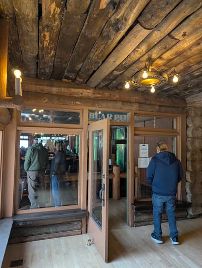 Bear Pit Lounge in Yellowstone National Park