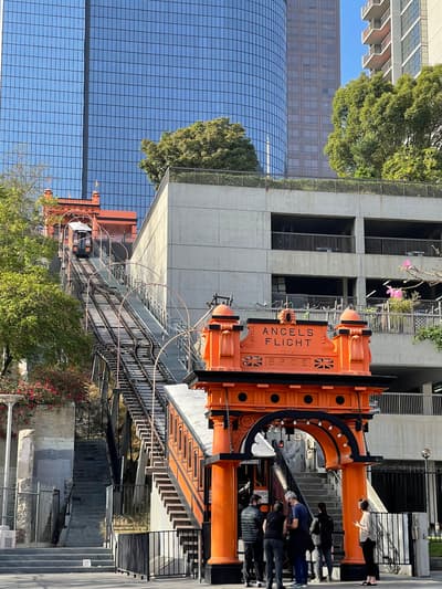 Angels Flight Railway in Downtown LA