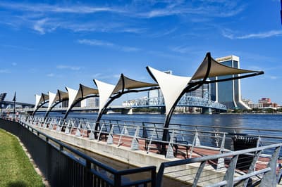 Southbank Riverwalk in Downtown Jacksonville & Southbank