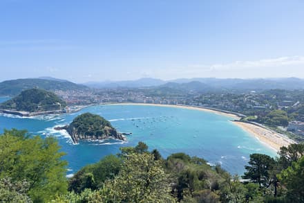La Concha Beach in San Sebastián