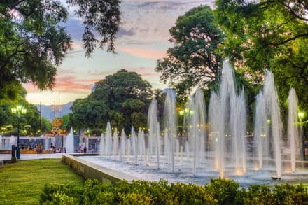 Plaza Independencia in Mendoza
