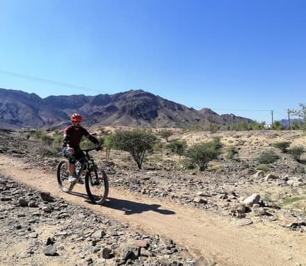 Hatta mountain bike trails in Hatta