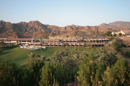 JA Hatta Fort Hotel restaurant in Hatta