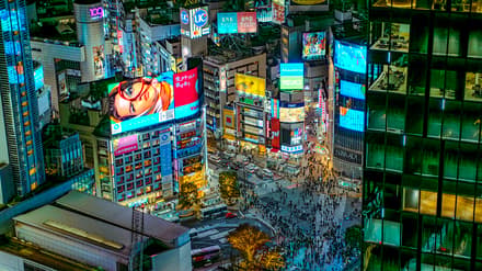 Shibuya Crossing in Tokyo