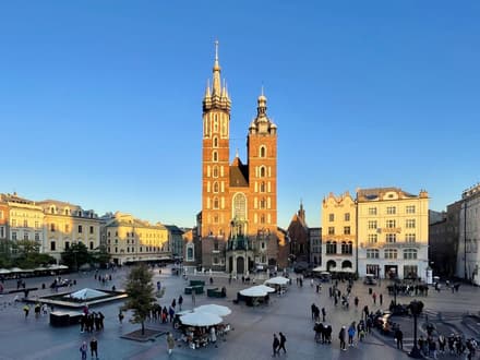 Main Market Square and Cloth Hall in Kraków