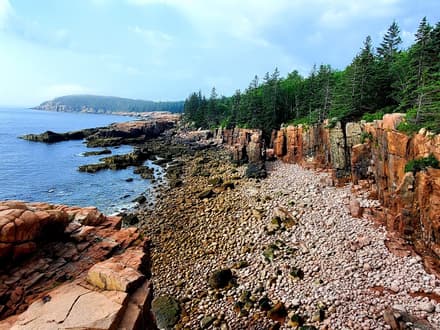 Ocean Path in Maine