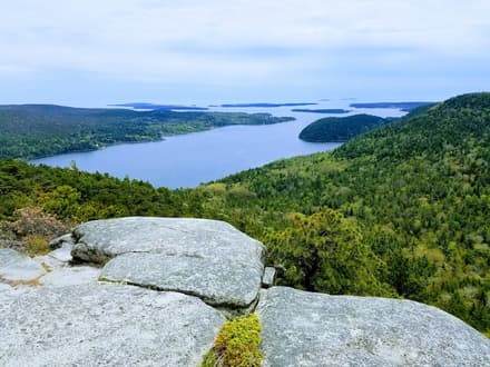 Park Loop Road in Maine