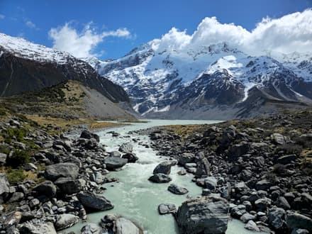 Hooker Valley Track in Aoraki / Mount Cook