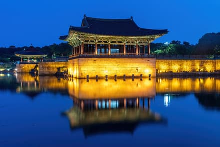 Donggung Palace and Wolji Pond in Gyeongju