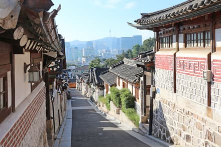 Bukchon Hanok Village in Seoul