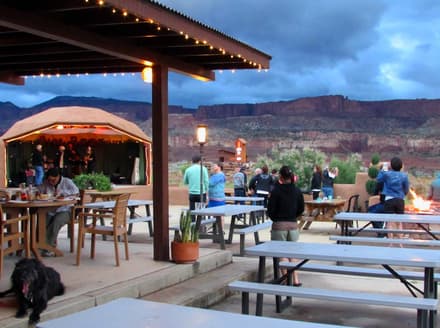 Rim Rock Patio in Capitol Reef