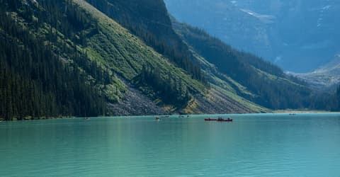 Lake Louise, where this leg ends